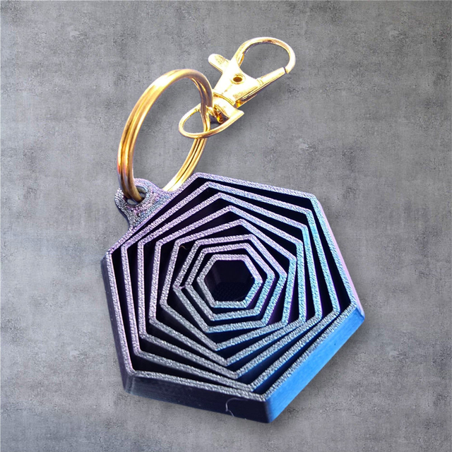 Porte-clé - Hexagone