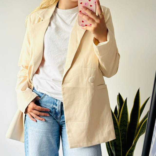 Beige blazer 