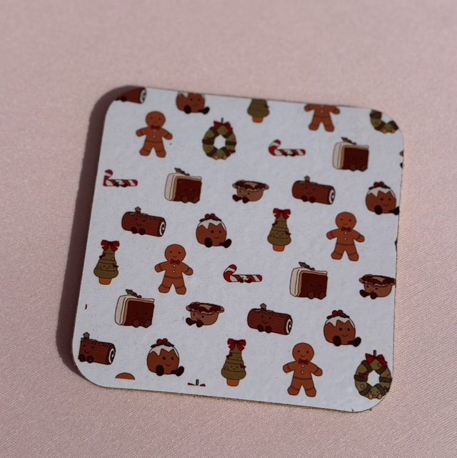 Christmas JellyCat inspired Coaster | Perfect for Lovers of JellyCat