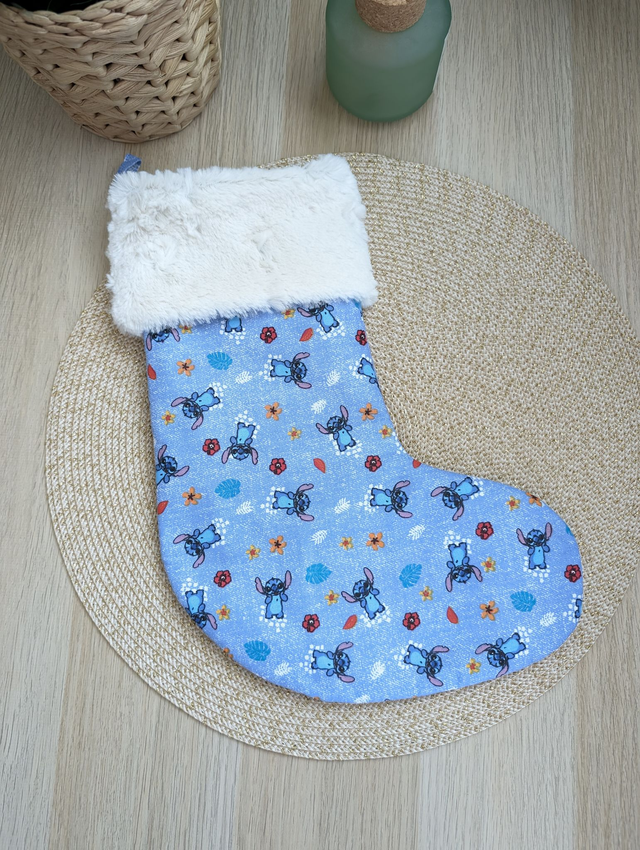 Chaussette de Noël Stitch personnalisable 