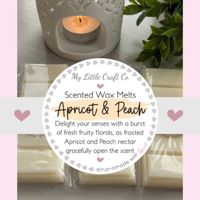 Apricot & Peach - Snap Bar Wax Melts 