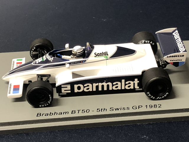 Brabham BT50 R. Patrese GP Schweiz 1982 Dijon Spark 1:43 Formel 1