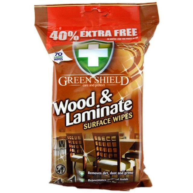 Green Shield Wood &amp; Laminate Surface Wipes