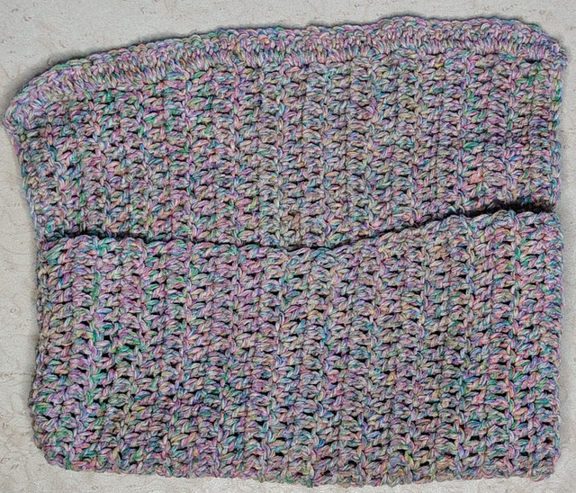 Pochette violette dégradée