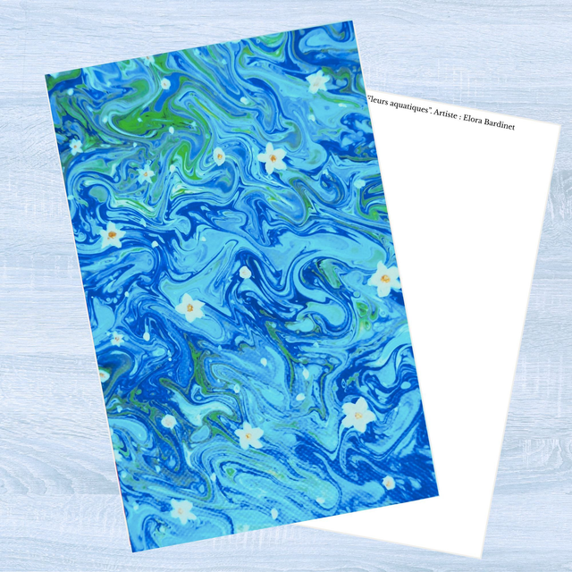 Fleurs aquatiques - Carte postale
