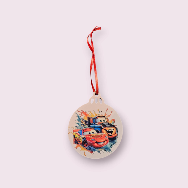 Boule de Noël attache Cars