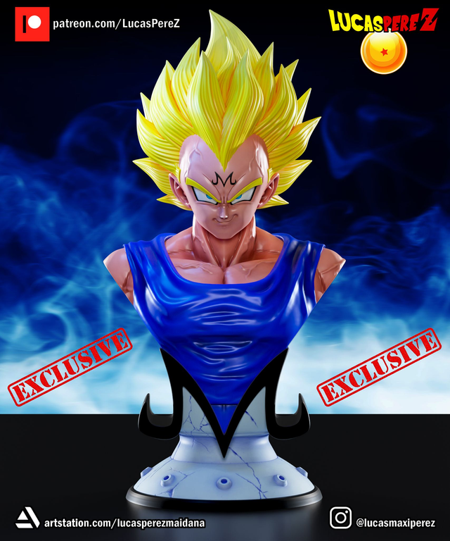 Buste Majin Vegeta 