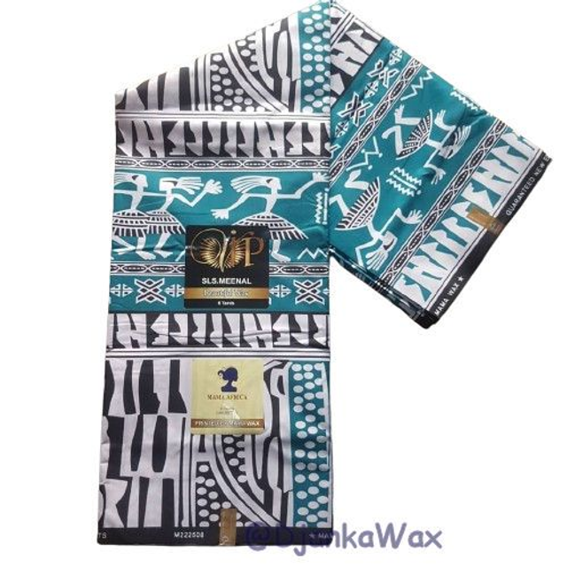Coupon Tissu pagne wax africain Ndop Toghu Cameroun