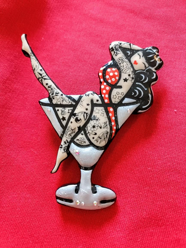 Sally - Martini Glass Pinup