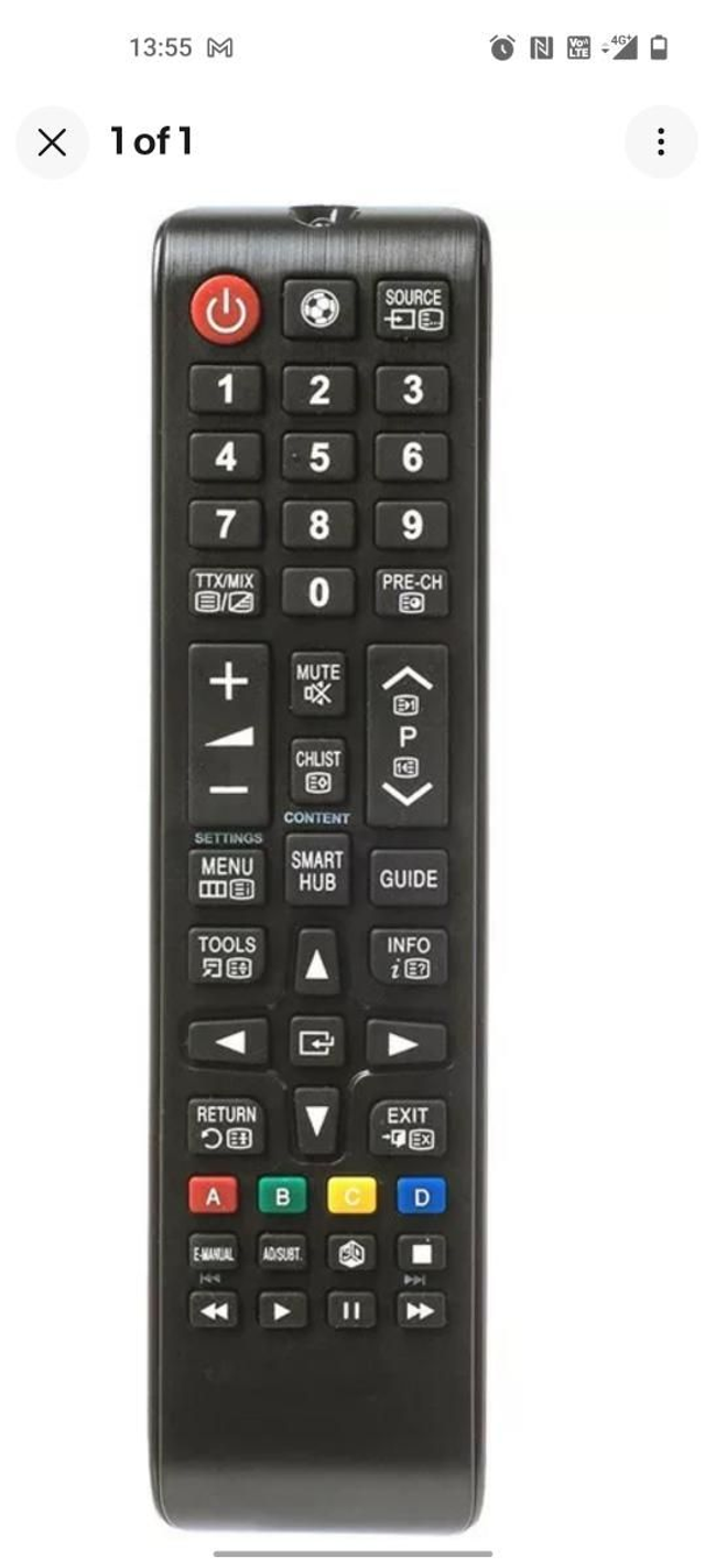 For Samsung UE55NU7170 Replacement TV Remote Control