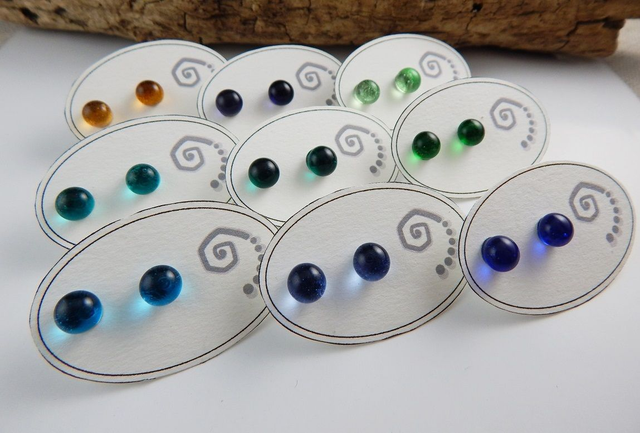 Boucles Puces - Vert Anis