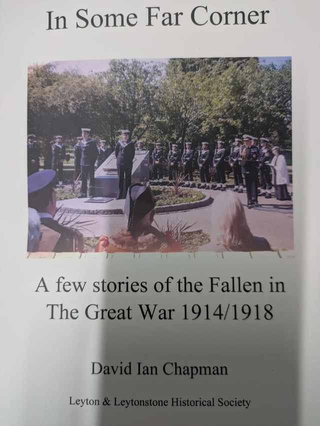 In Some Far Corner 2nd class post Leyton(stone) WW1 Fallen