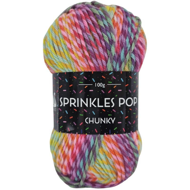 Cygnet Sprinkle Pop  Chunky 100g - 642 Confetti