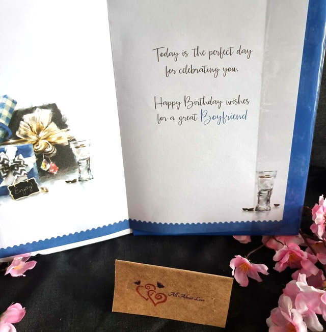 BOYFRIEND BIRTHDAY CARD *LARGE* GIFTS PRESENTS