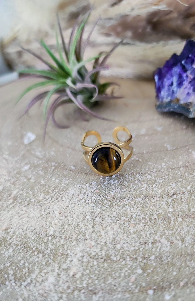 Bague Azélys Oeil de tigre