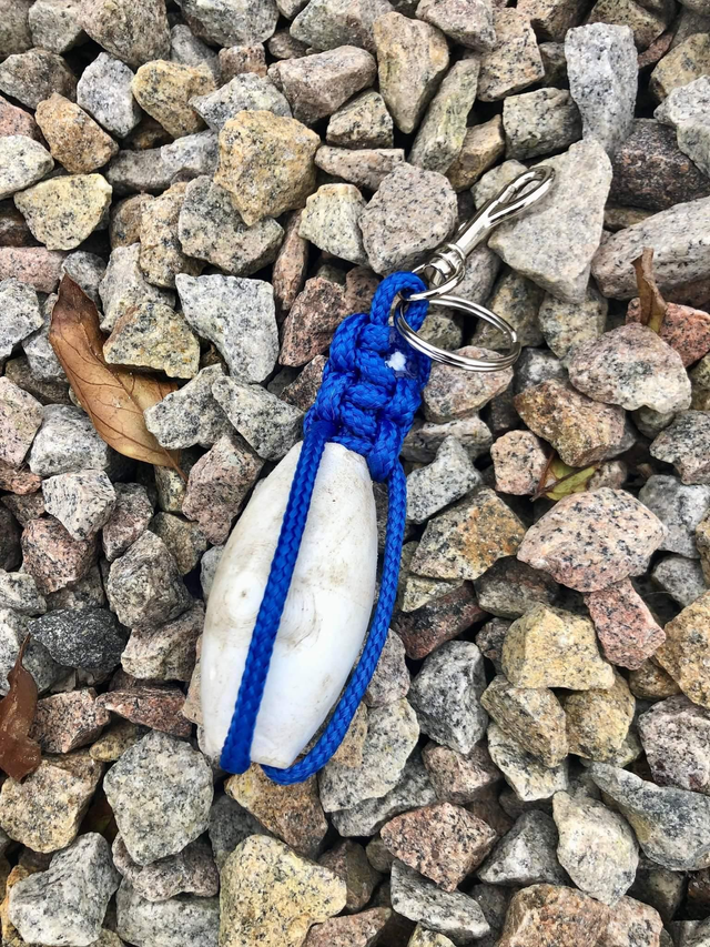 Float Key Ring - Padstow (white)