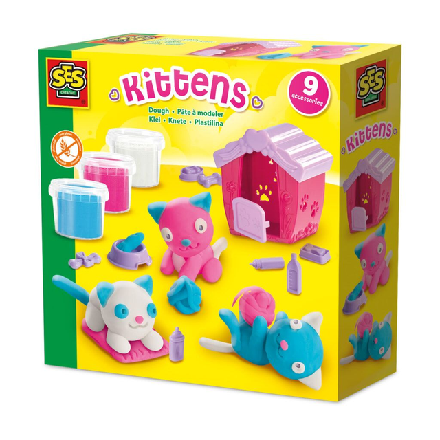 SES Creative Kittens klei set