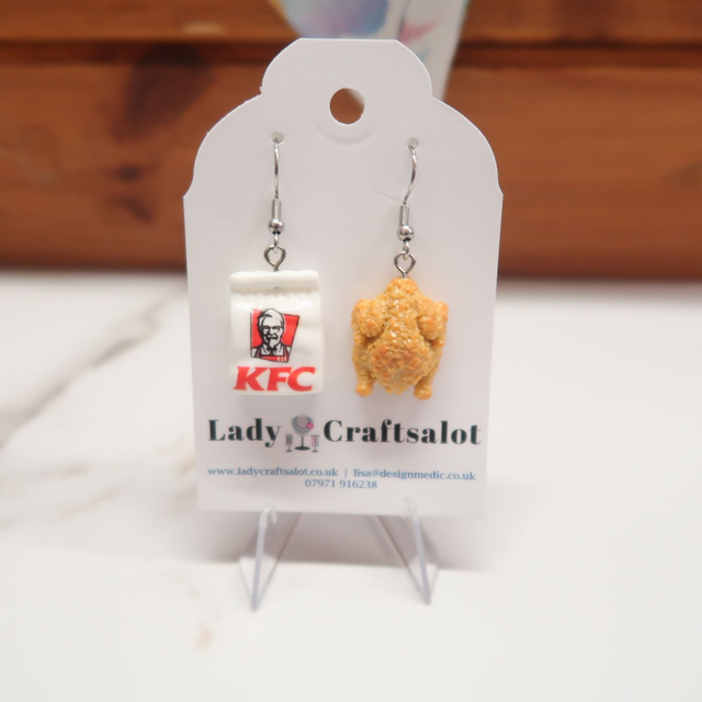 Fried Chicken Earrings