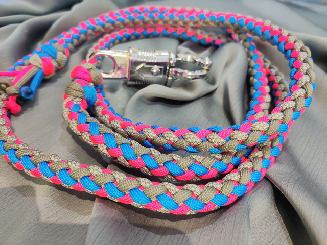 Stock: Leadrope - grey, blue, pink, Gaucho, panic