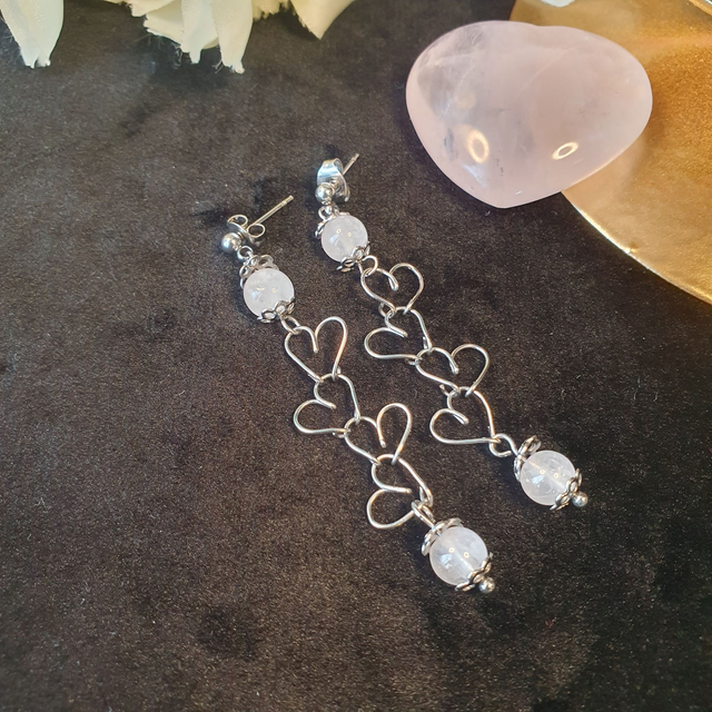 Boucles d'Oreilles Pendantes AMORE 