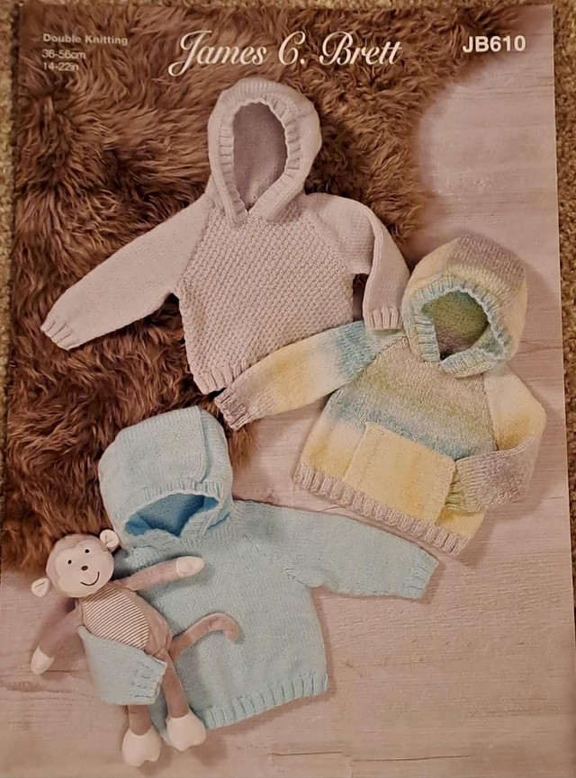 JB610 James C Brett DK Knitting Pattern