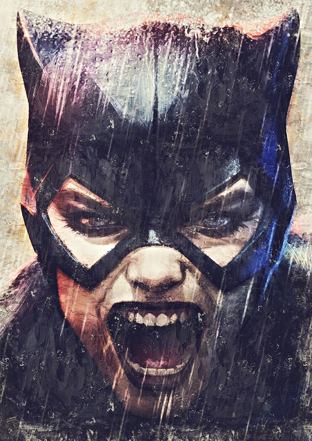 Catwoman Portrait oil edition