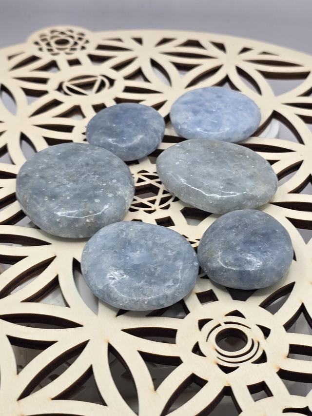 Pierre plate Calcite bleue 