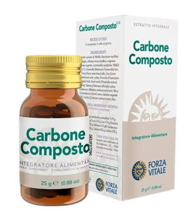 Carbone Composto Comprimidos 25g Forzavitale