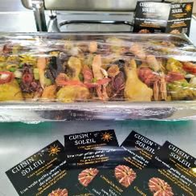  Paella Royale livraison avec matériel de réchaud maintien au chaud / à partir de 30 parts