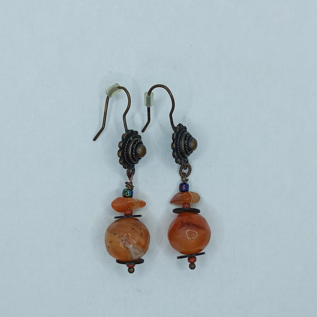 Pendantes - Agate orange 