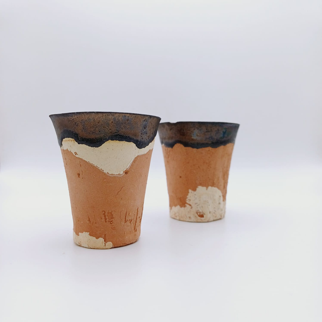 Tazzina linea Dolomia Argilla della Val di Fassa raccolta al Sass Pordoi 