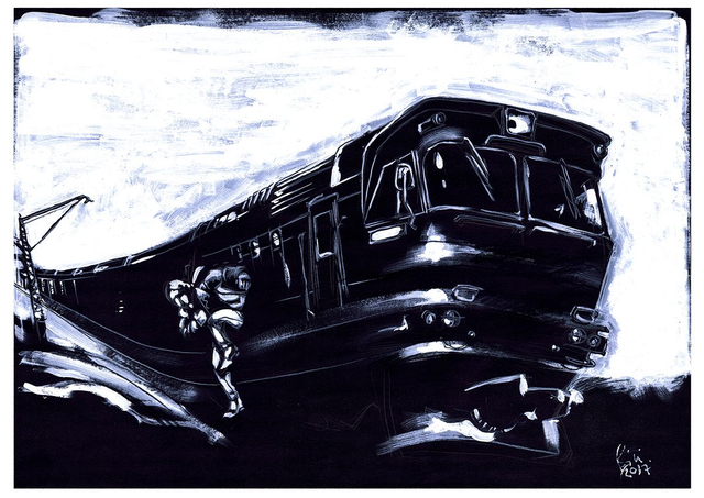 Fine Art Print - Off the Train