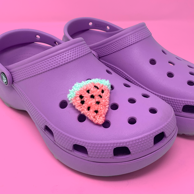 Watermelon Slice Croc charm