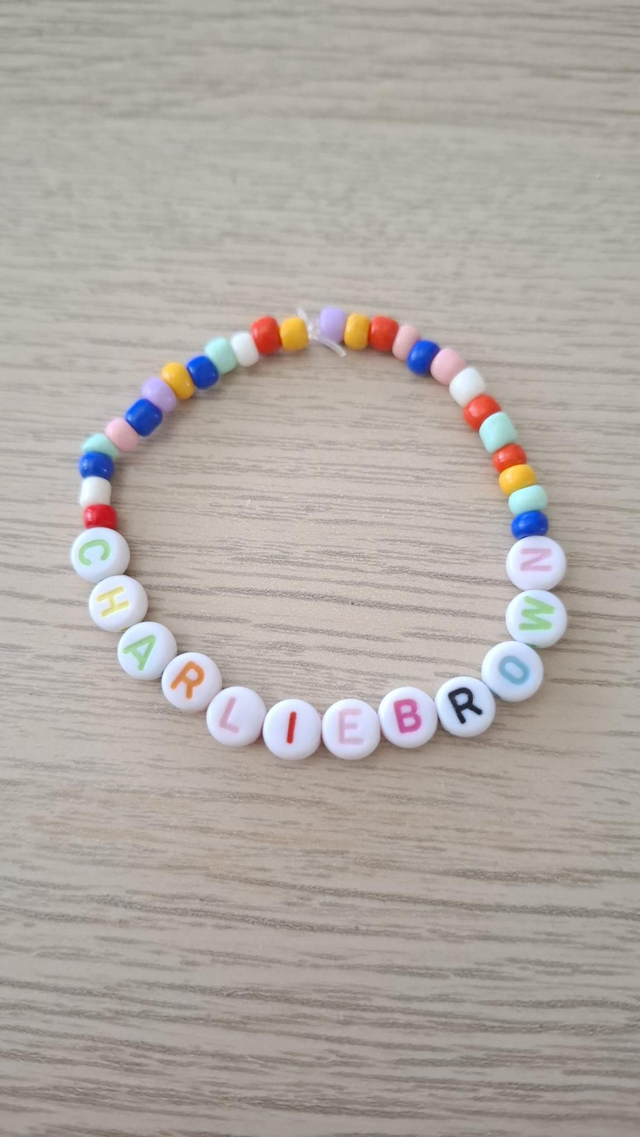 Charlie Brown beaded bracelet