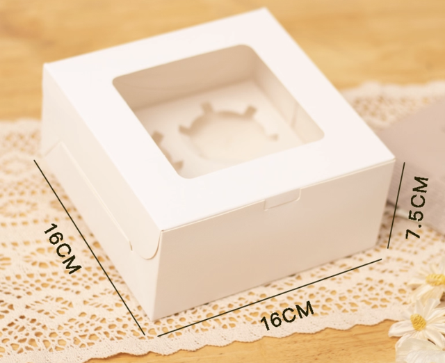 Disposable Dessert Box with Inner Tray &amp; Window (BTC053)