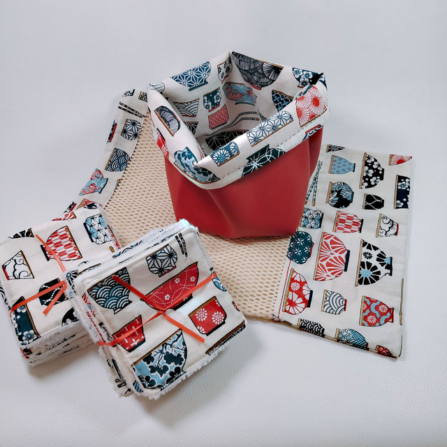 Lot zéro déchet bol japonais