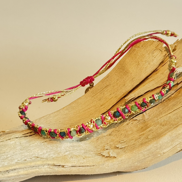 Bracelet Tissea Chrysocolle