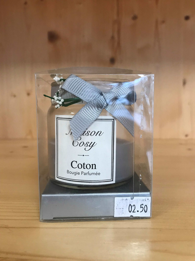Bougie senteur coton