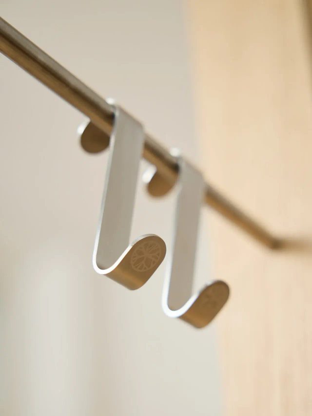 Woodupp S-Hook BM1 & BM2, Stainless Steel, (2 pcs)