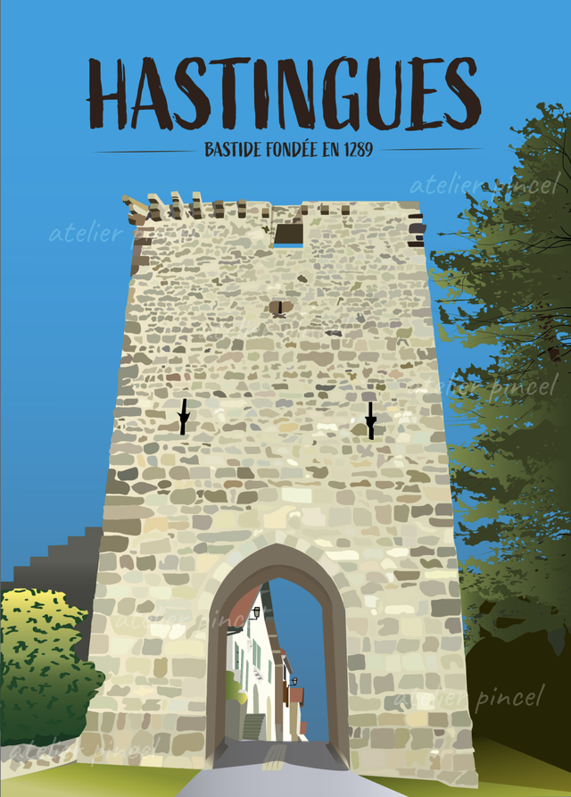 Affiche Hastingues