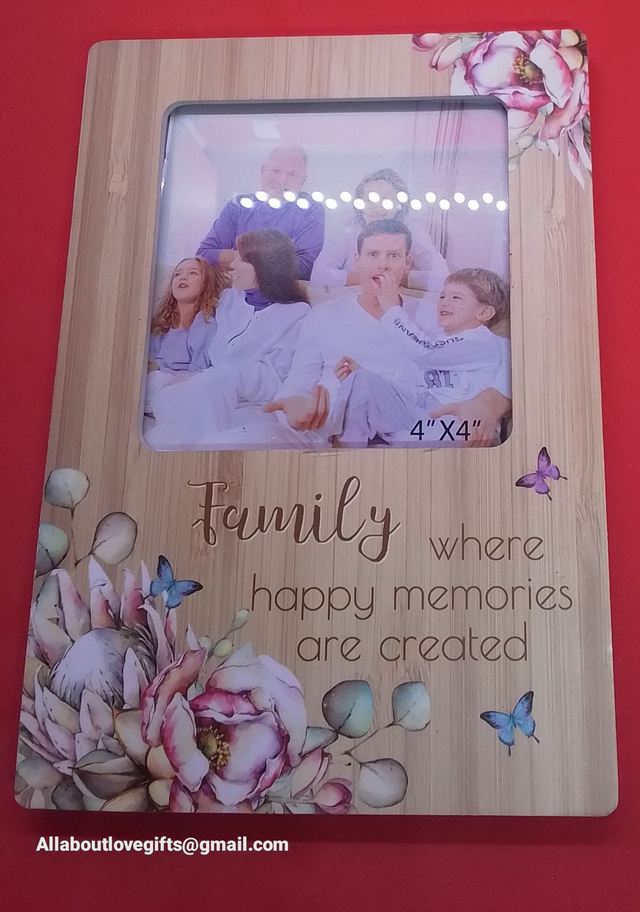 Family Colourful Designed Frame.