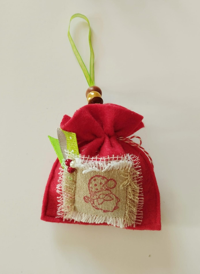 Décoration de Noël Feutrine - Mini hotte