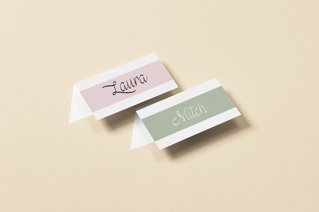Place Names - 'Simply Wed' Design