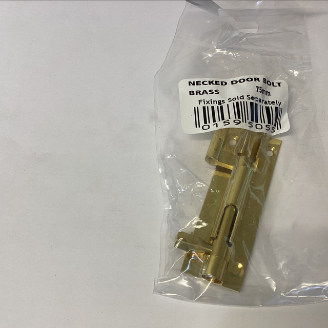 Brass door necked 75mm 0159505