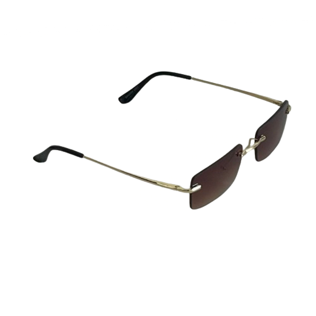 Lunette rectangulaire sans bord  