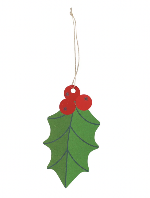 Holly Gift Tag - 8 Pack