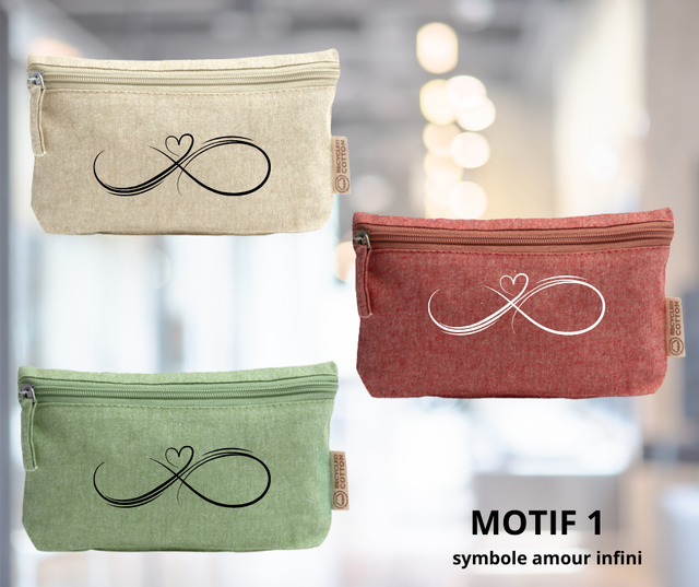 Trousse/Pochette  polyvalente  avec message 