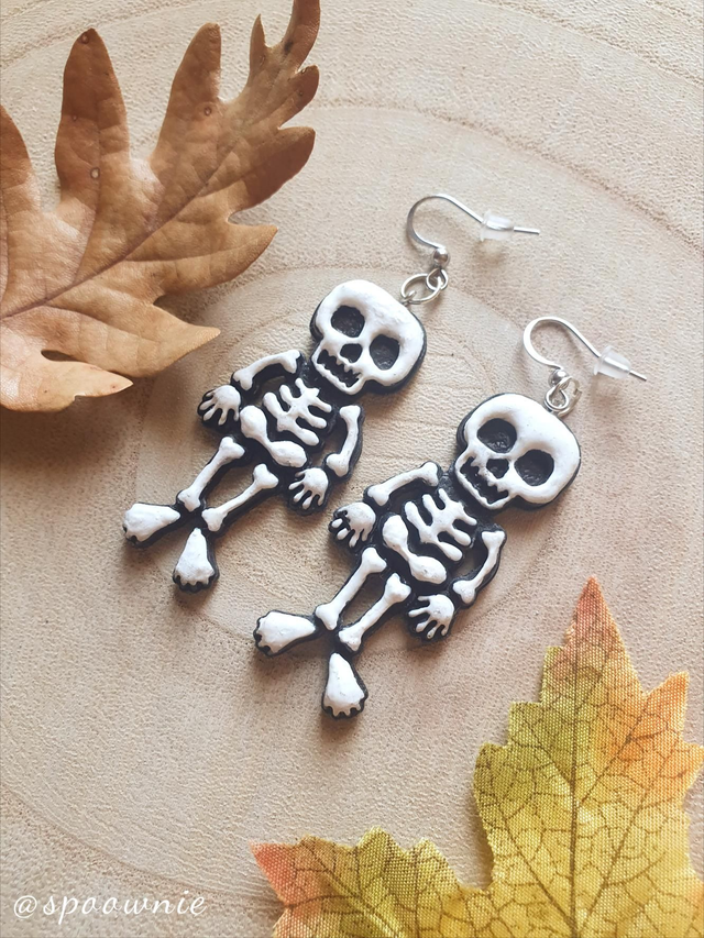 Boucles d'oreilles Squelettes 