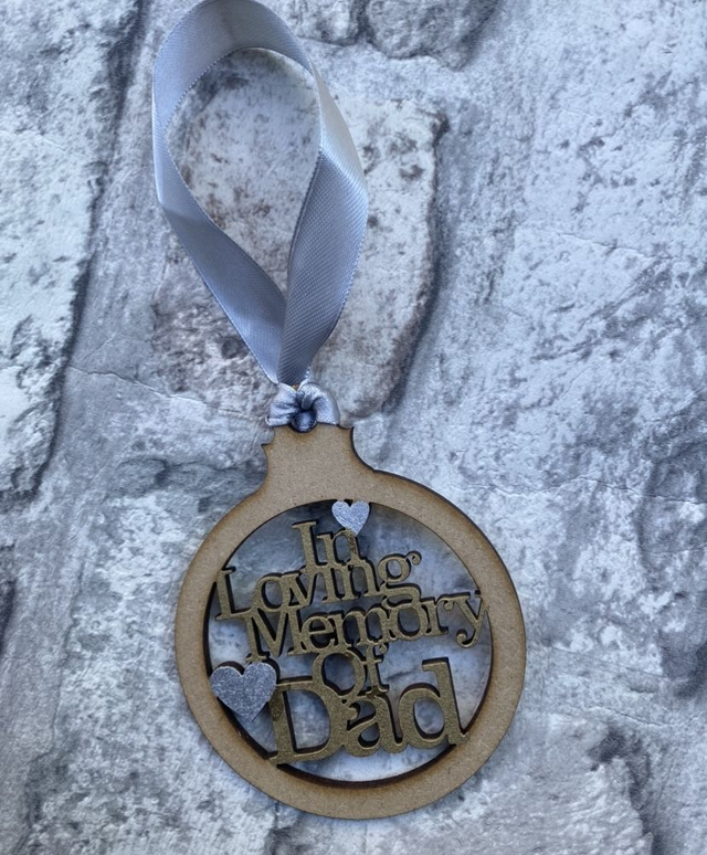 In loving memory bauble