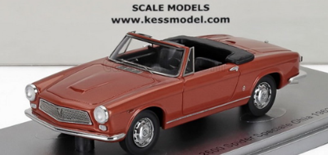 Alfa Romeo 2600 Spider Speciale Ghia 1962 Kess 1:43